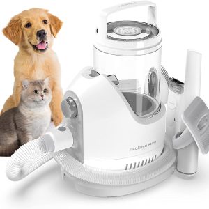 Pet Hair Vacuum and Grooming Set