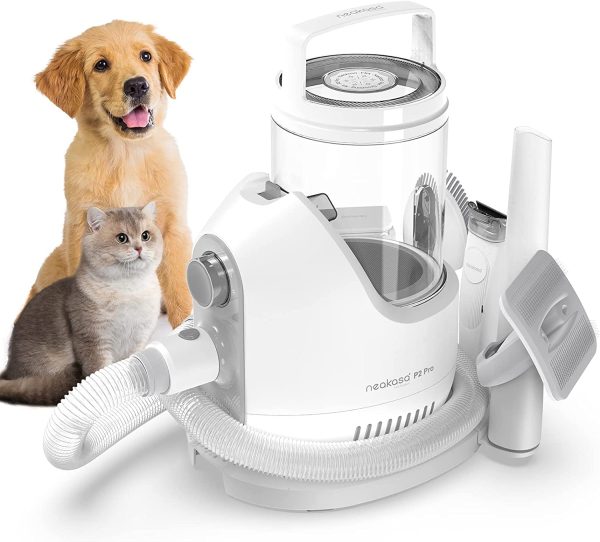 Pet Hair Vacuum and Grooming Set